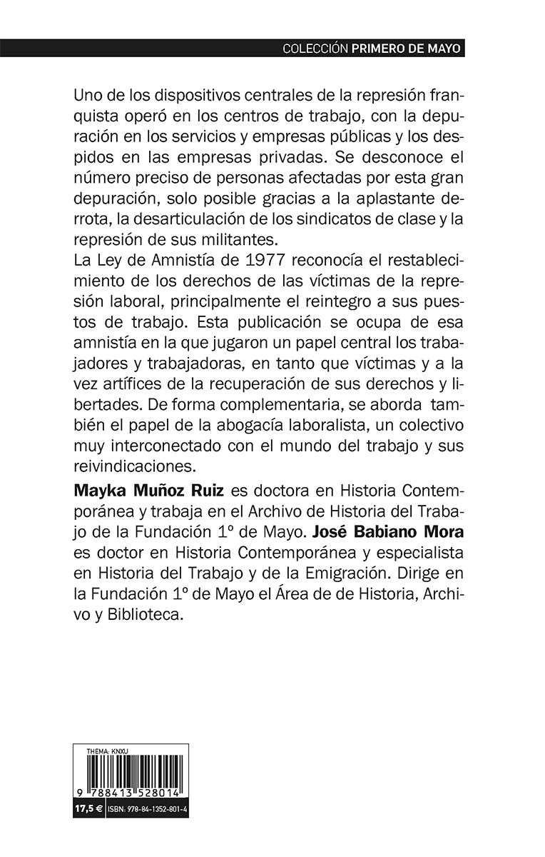La amnistía laboral en España durante la transición (Capa mole) 2