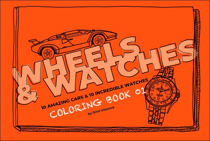 Wheels & watches coloring book 01 1