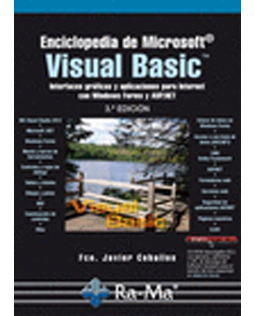 Imagem 0 de Enciclopedia de Microsoft Visual Basic. Interfaces gráficas y aplicaciones para Internet con Windows Forms y ASP.NET. 3ª Ed. (Capa mole)