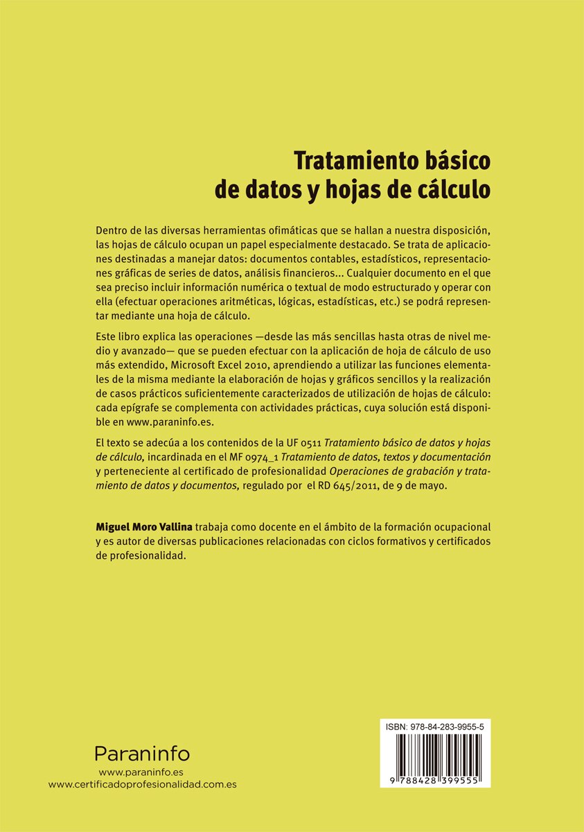 Tratamiento básico de datos y hojas de cálculo(Tapa blanda) 2