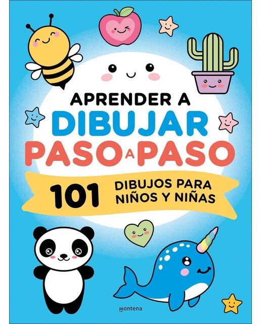Aprender a dibujar paso a paso: 101 dibujos para niños y niñas (Capa mole) 1