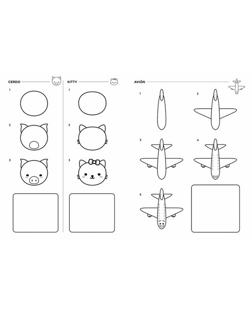 Aprender a dibujar paso a paso: 101 dibujos para niños y niñas (Capa mole) 6