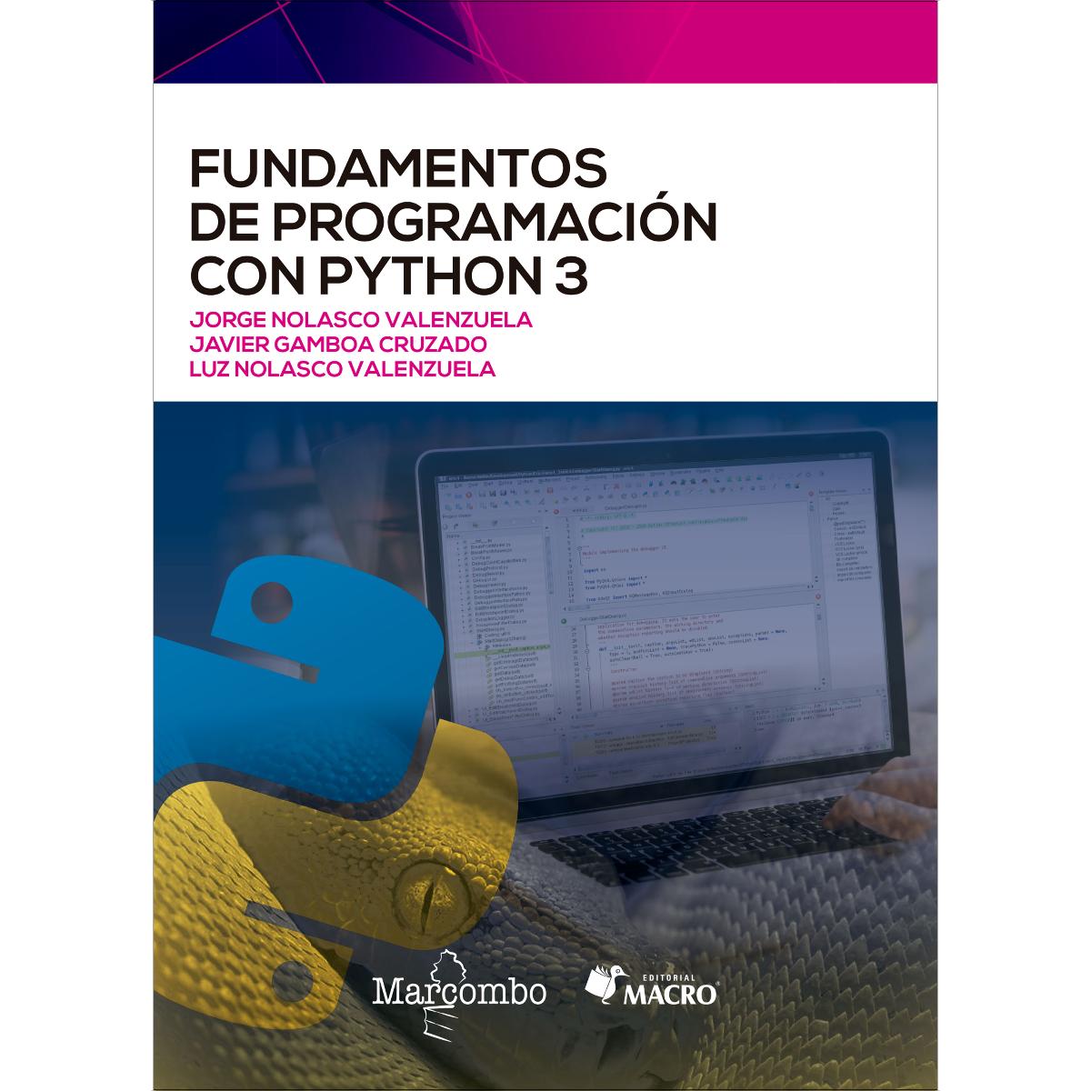 Fundamentos de programación con Python 3 (Capa mole) 1