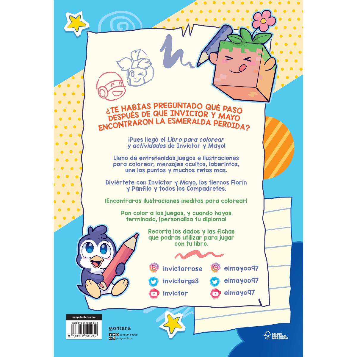 Invictor y Mayo - Libro para colorear y actividades (Capa mole) 2