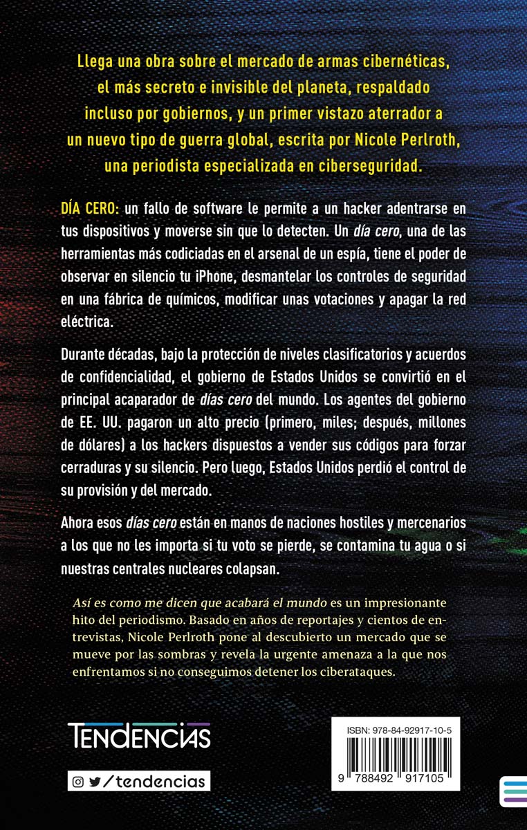 Así es como me dicen que acabará el mundo (Capa mole) 2