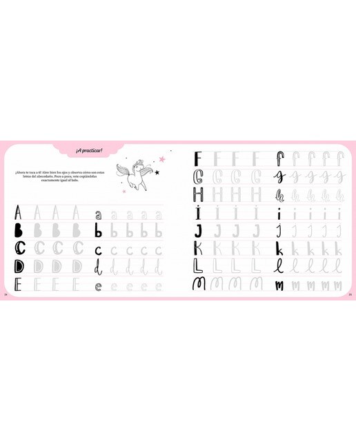 Unicornia - Lettering mágico y dibujos de unicornios para colorear: Para niños y niñas (Capa mole) 3