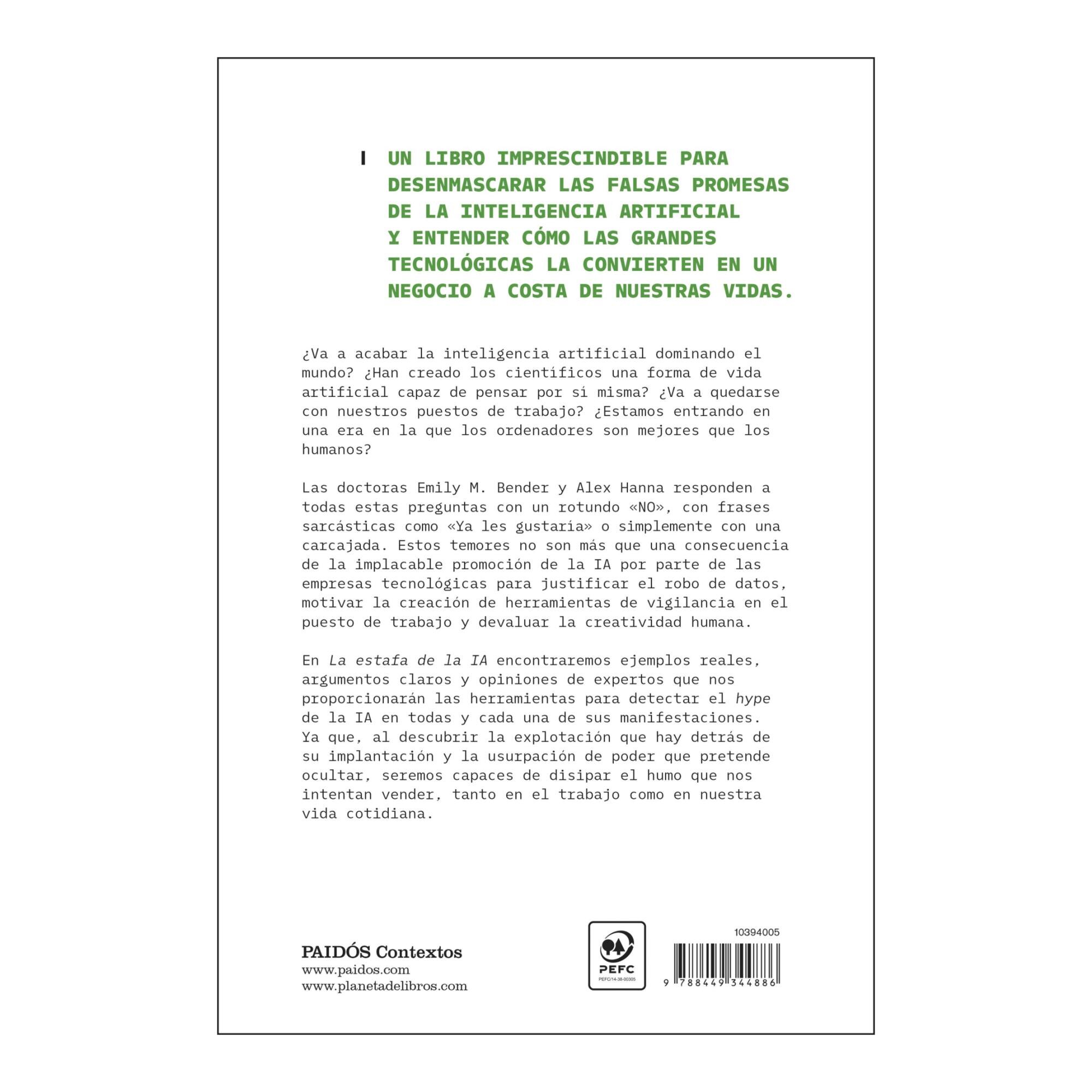 La estafa de la IA: Cómo combatir el espejismo de las grandes tecnológicas que amenaza tu trabajo y tu libertad (Capa mole com abas) 2