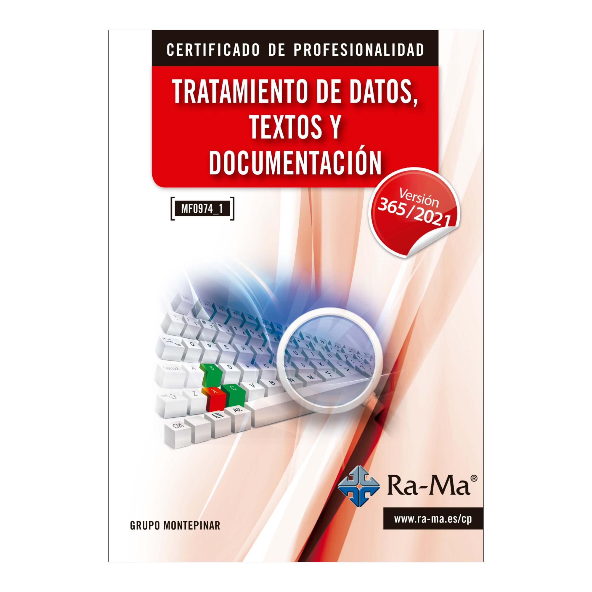 Tratamiento de datos, textos y documentación. Windows 11 - Office 365 - 2021
