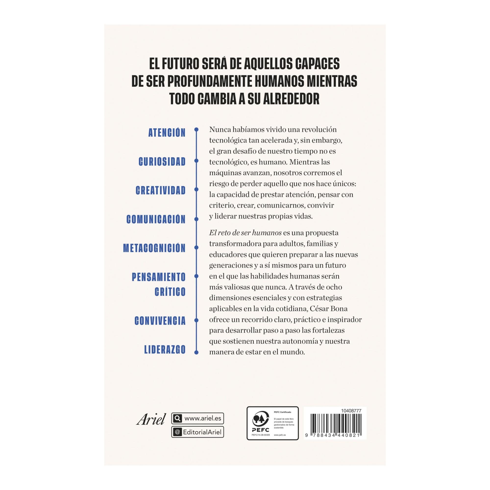 EL RETO DE SER HUMANOS (Capa Mole com Aba) 2