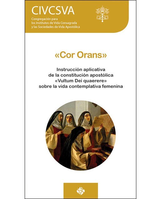 Imagem 0 de Cor orans: Instrucción aplicativa sobre la vida contemplativa femenina(Tapa blanda)