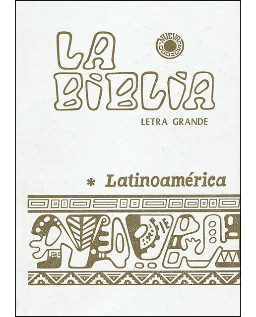 La biblia latinoamérica (letra grande cartoné blanca)(Tapa dura) 1
