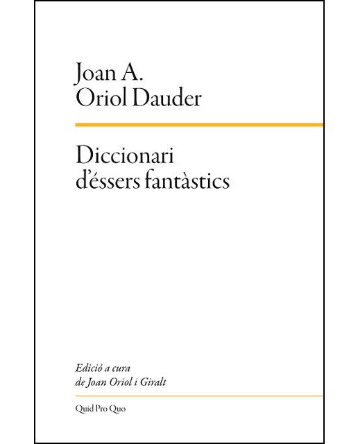 Diccionari d'éssers fantàstics(Tapa blanda) 1