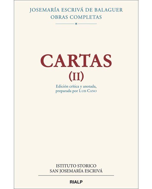Cartas II (Edición crítico-histórica) (Capa dura) 1