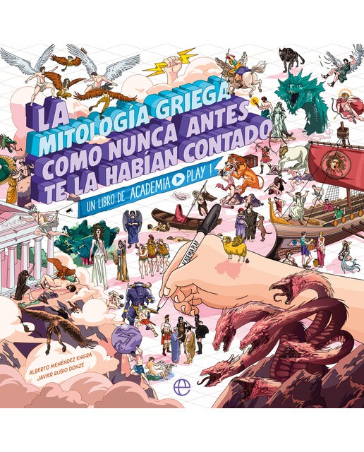 Imagem 0 de La mitología griega como nunca antes te la habían contado: Un libro de Academia Play (Capa mole)
