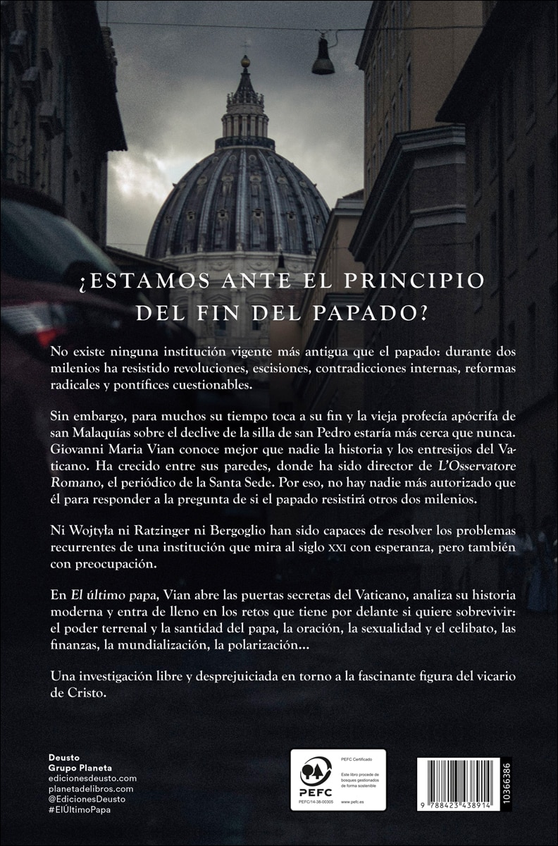 El último papa: Retos presentes y futuros de la Iglesia católica (Capa mole com abas) 2
