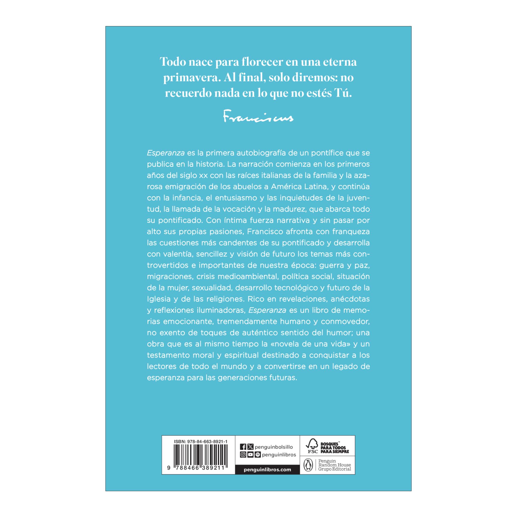 Esperanza. La autobiografía: Memorias del papa Francisco (Bolso) 2