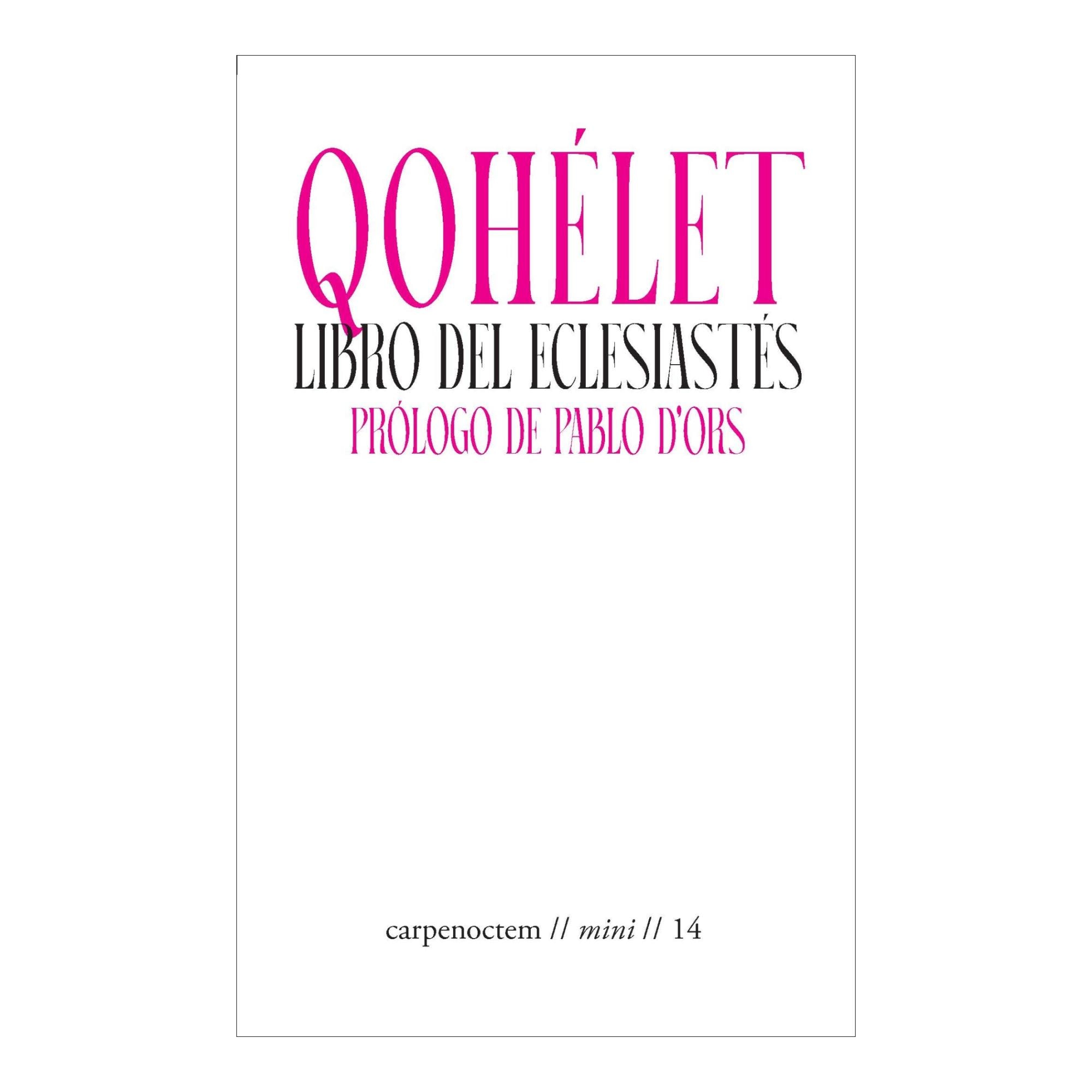 Imagem 0 de Qohélet: Libro del Eclesiastés
