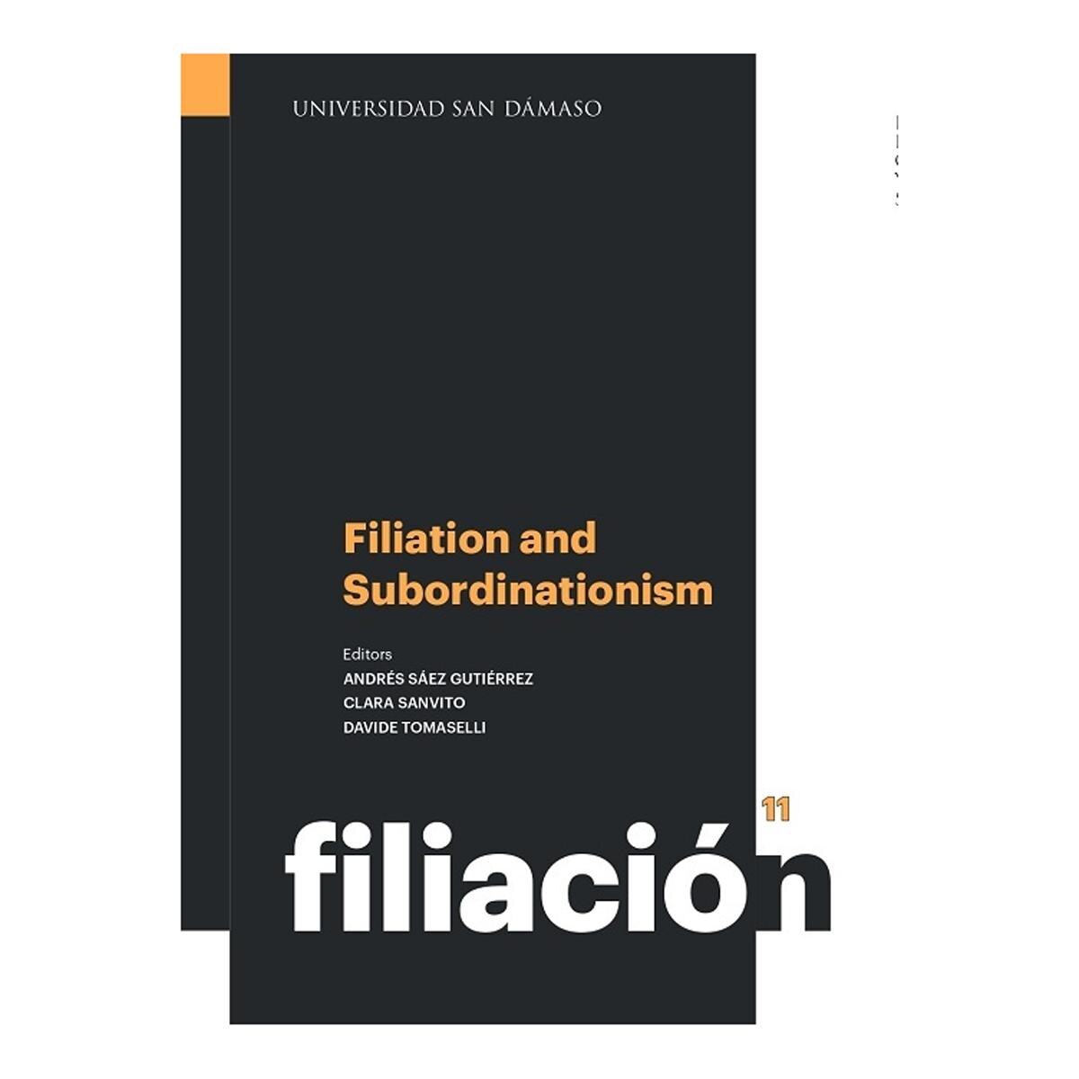 Imagen 0 de FILIATION AND SUBORDINATIONISM  (Tapa blanda)