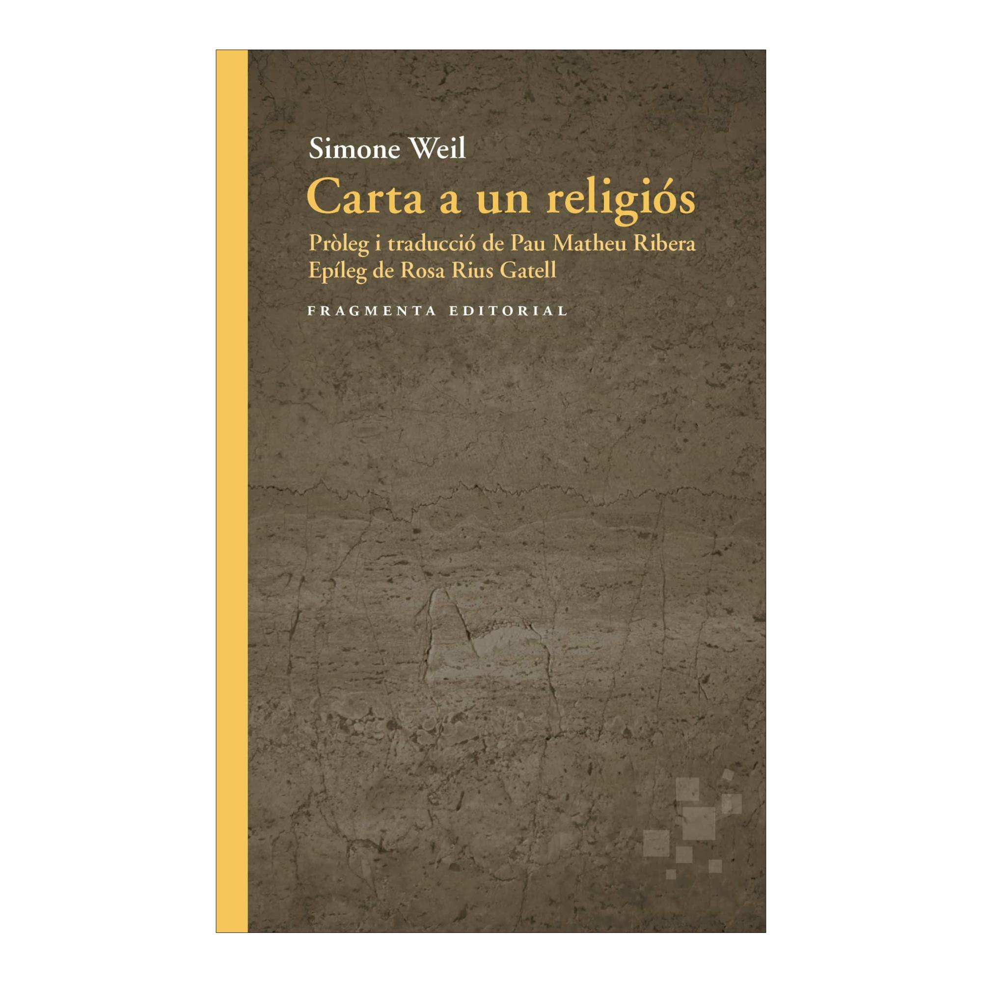 Imagen 0 de CARTA A UN RELIGIÓS (Tapa blanda)