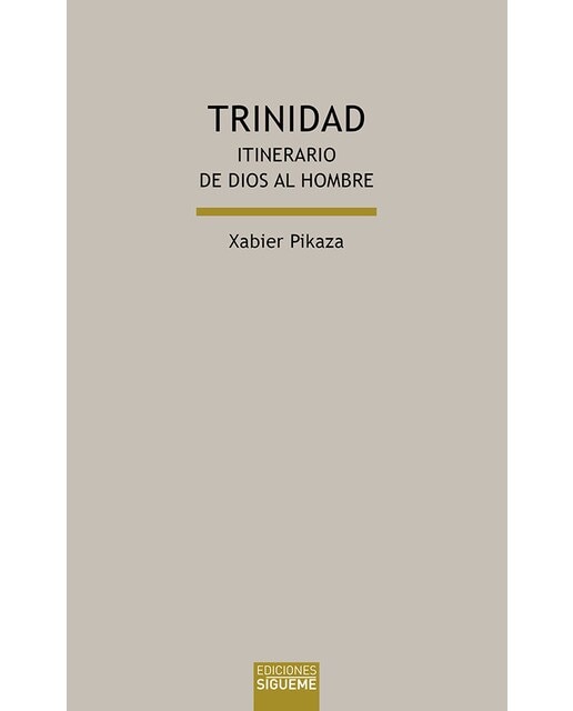 Imagen 0 de Trinidad: Itinerario de dios al hombre (Tapa dura)