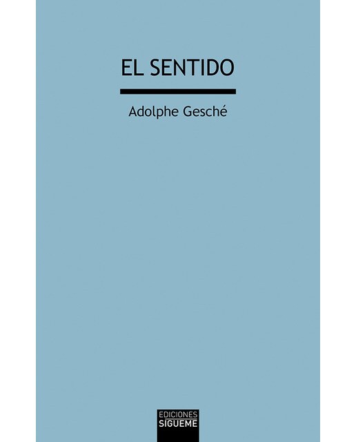 Imagen 0 de El sentido (dios para pensar, vii): Dios para pensar, vii (Tapa blanda)
