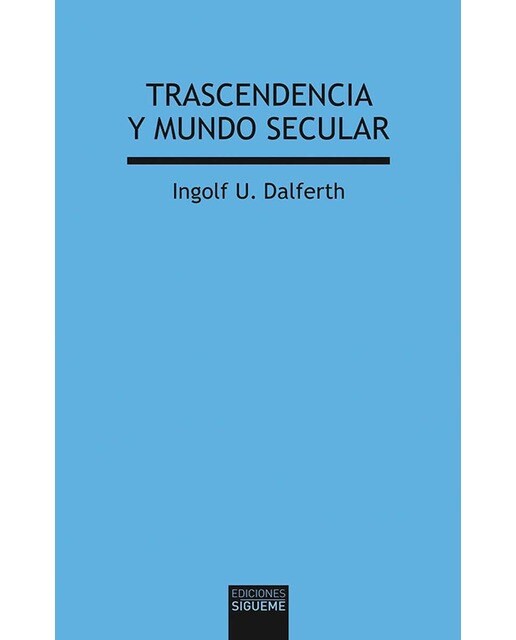 Trascendencia y mundo secular(Tapa blanda) 1