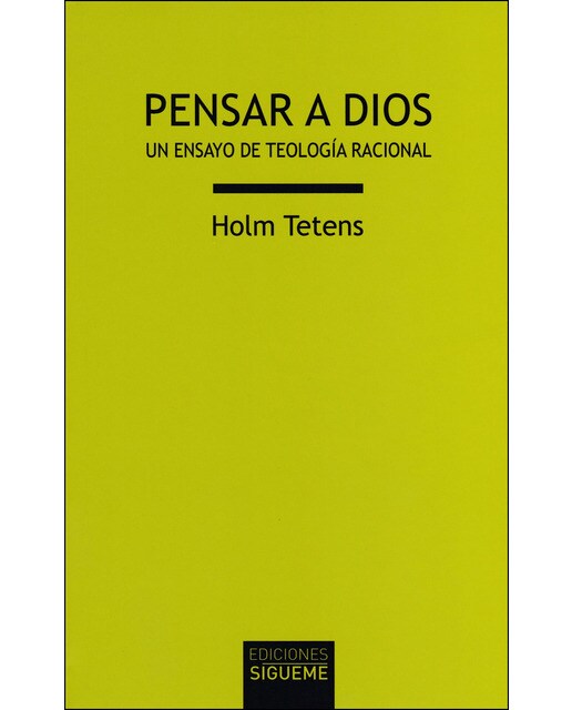Pensar a dios: Un ensayo de teología racional(Tapa blanda) 1