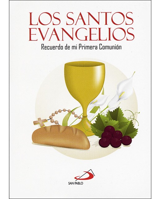 Los santos Evangelios: Recuerdo de mi Primera Comunión (funda transparente)  (Tapa blanda) 1