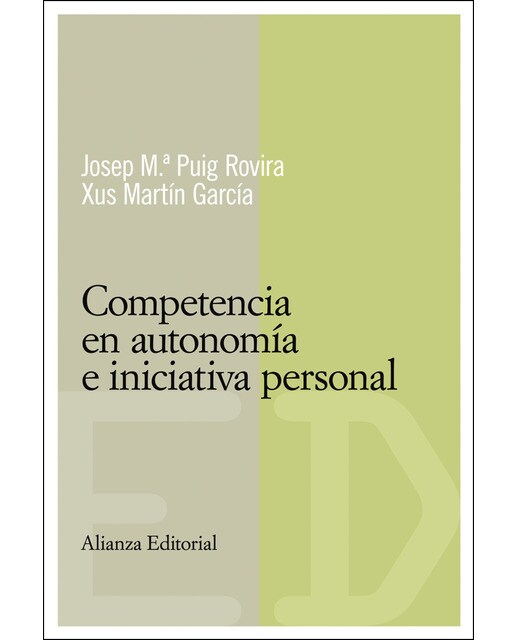 Imagen 1 de Competencia en autonomía e iniciativa personal (Tapa blanda con solapas)