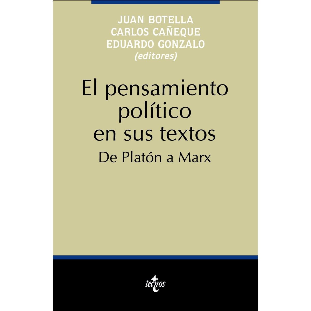 El pensamiento político en sus textos: De Platón a Marx (Capa mole) 1