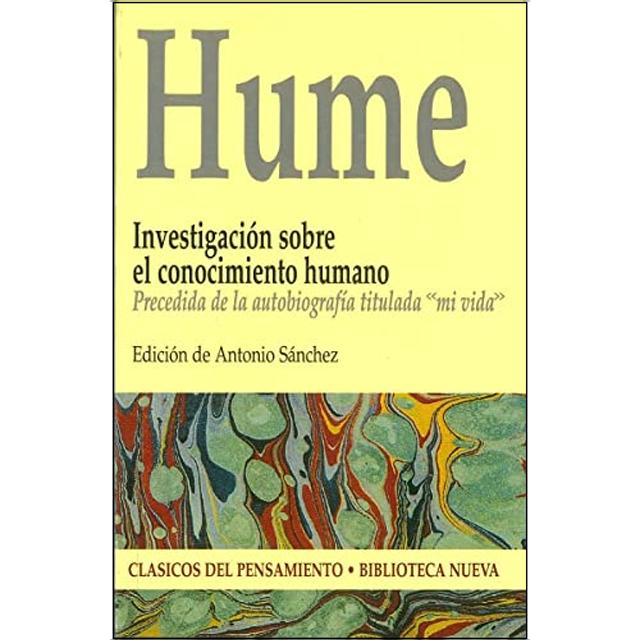 Imagem 0 de Investigación sobre el conocimiento humano: Precedida de la autobiografia titulada "Mi vida" (Capa mole)