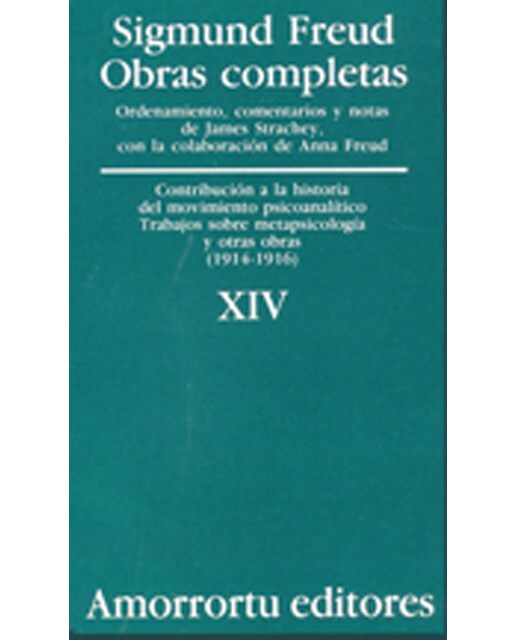 Obras Completas. Volumen 14: «Contribución a la historia del movimiento psicoanalítico», Trabajos sobre metapsicología, y otras obras 19 (Capa mole) 1