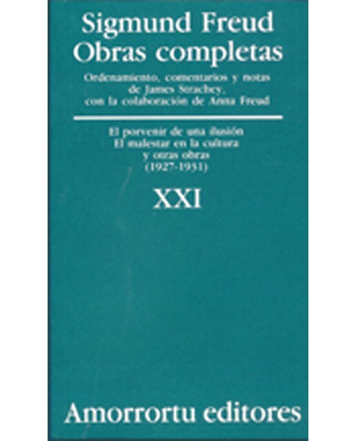 Imagem 0 de Obras Completas. Volumen 21: El porvenir de una ilusión, el malestar en la cultura, y otras obras (1927-1931) (Capa mole)