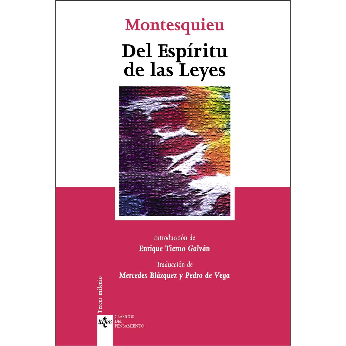 Imagen 0 de Del espíritu de las leyes (Tapa blanda con solapas)