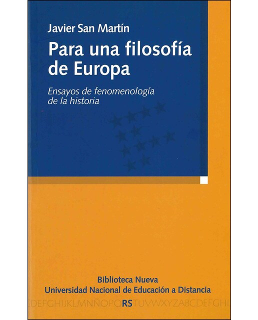 Para una filosofía de Europa: Ensayos de fenomenología de la historia 1