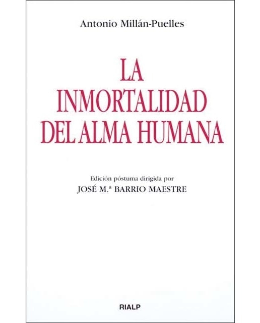 La inmortalidad del alma humana(Tapa blanda) 1