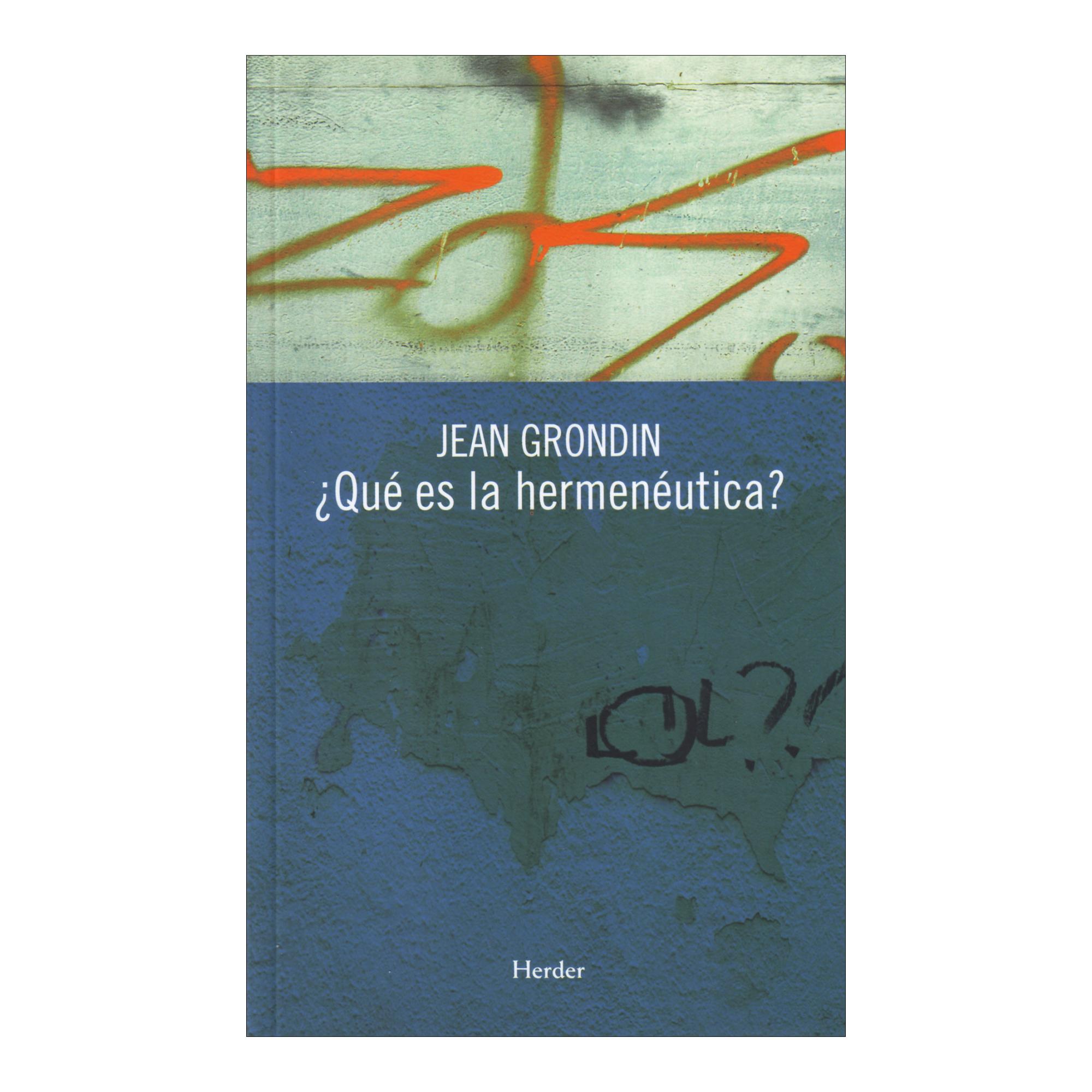 ¿Qué es la hermenéutica? (Capa mole com abas) 1