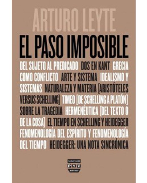 PASO IMPOSIBLE, EL (Capa mole) 1