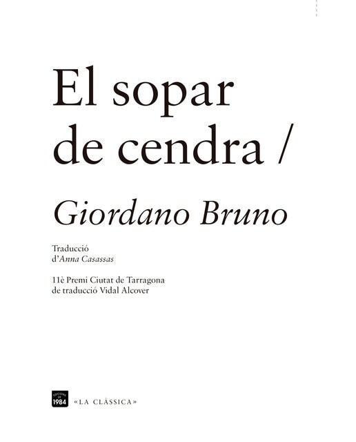 Imagem 0 de El sopar de cendra (Capa mole com abas)