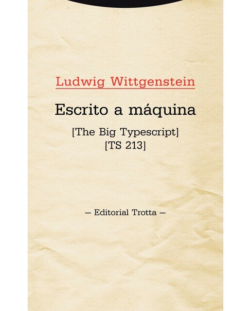 Imagen 0 de Escrito a máquina: [the big typescript] [ts 213] (Tapa dura)
