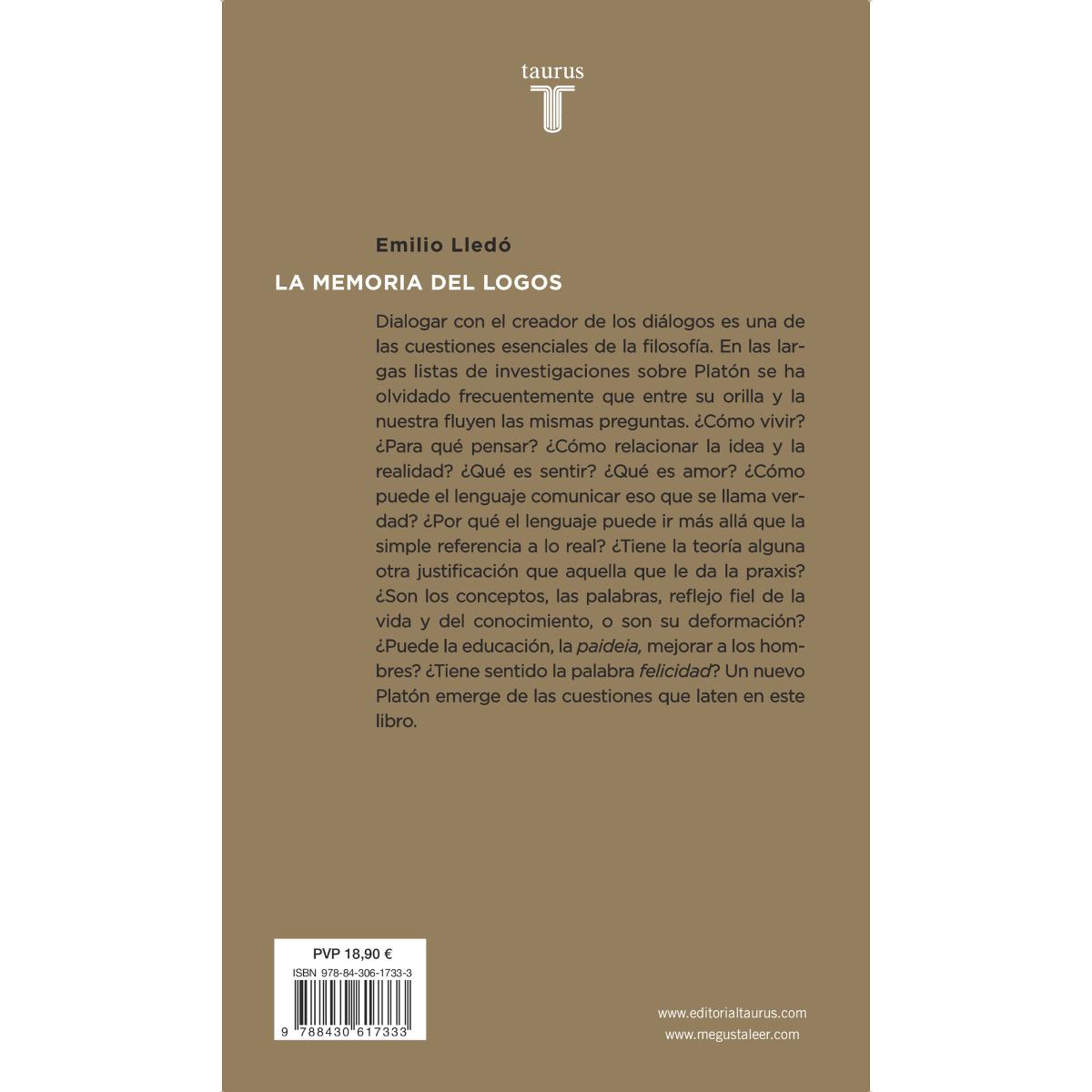 La memoria del Logos: Estudios sobre el diálogo platónico (Capa mole) 2