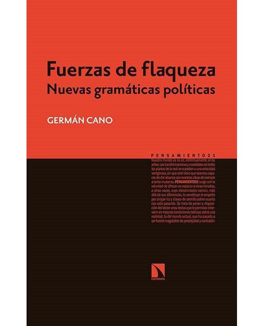 Imagen 1 de Fuerzas de flaqueza: nuevas gramáticas políticas