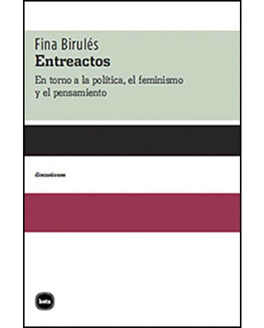 Imagen 0 de Entreactos (Tapa blanda)