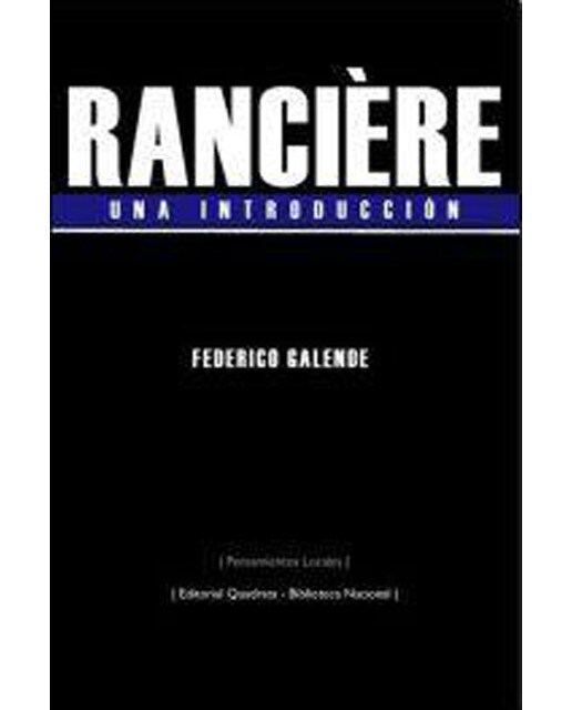 Rancière. Una Introducción 1
