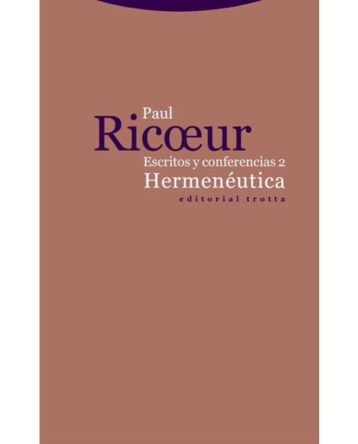 Imagen 0 de Hermenéutica: Escritos y conferencias 2 (Tapa blanda)
