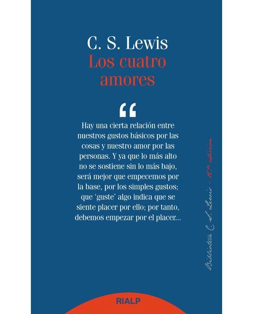 Los cuatro amores(Tapa blanda) 1