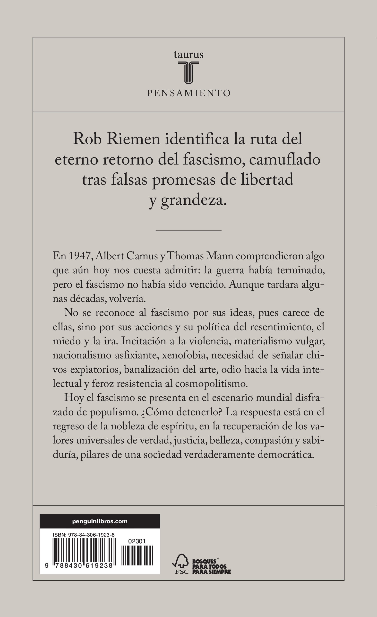 Para combatir esta era: Sobre fascismo y humanismo(Tapa blanda) 2