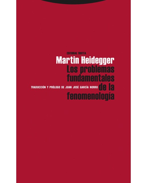Los problemas fundamentales de la Fenomenología (Capa mole) 1