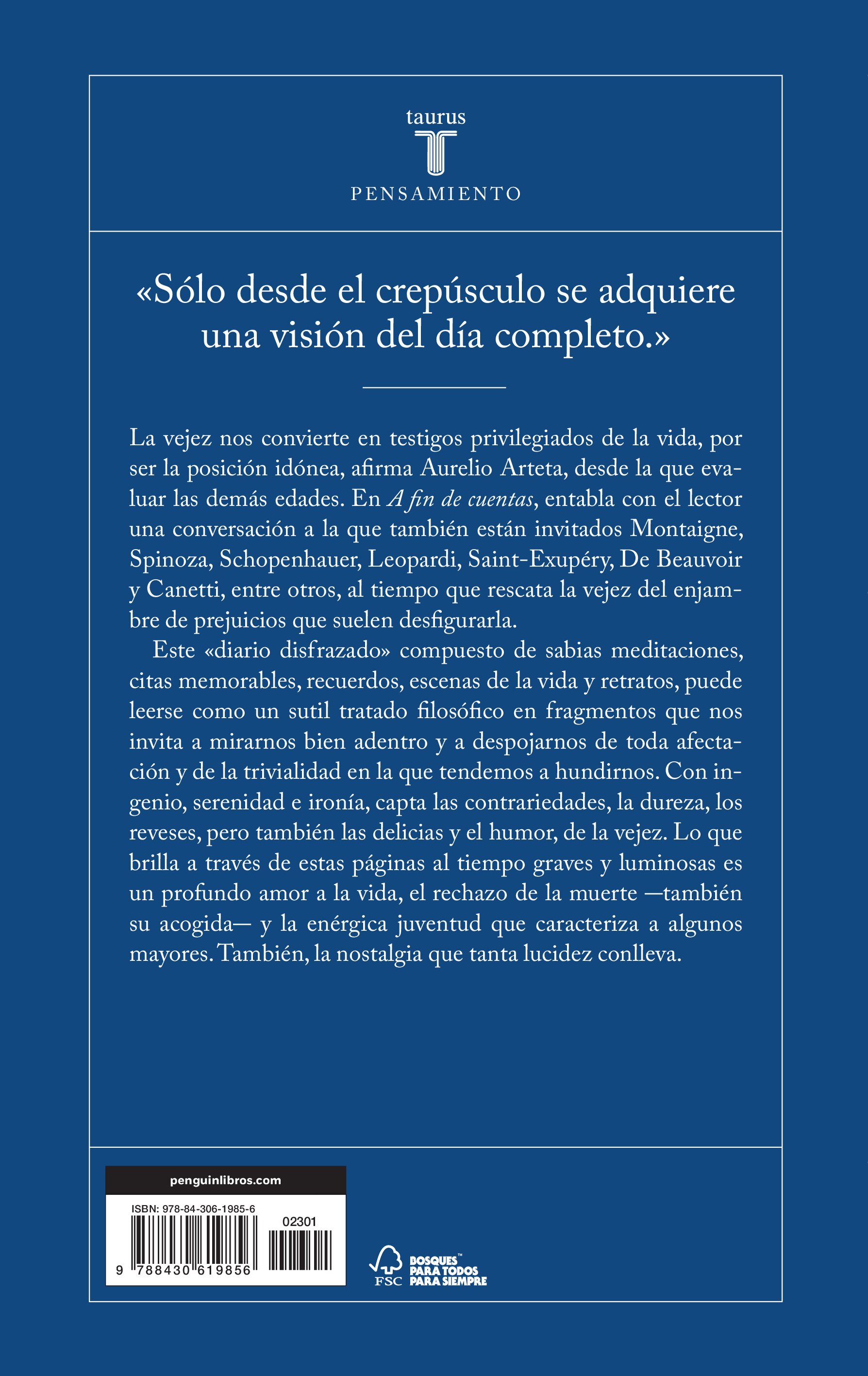 A fin de cuentas: Nuevo cuaderno de la vejez (Tapa blanda) 2
