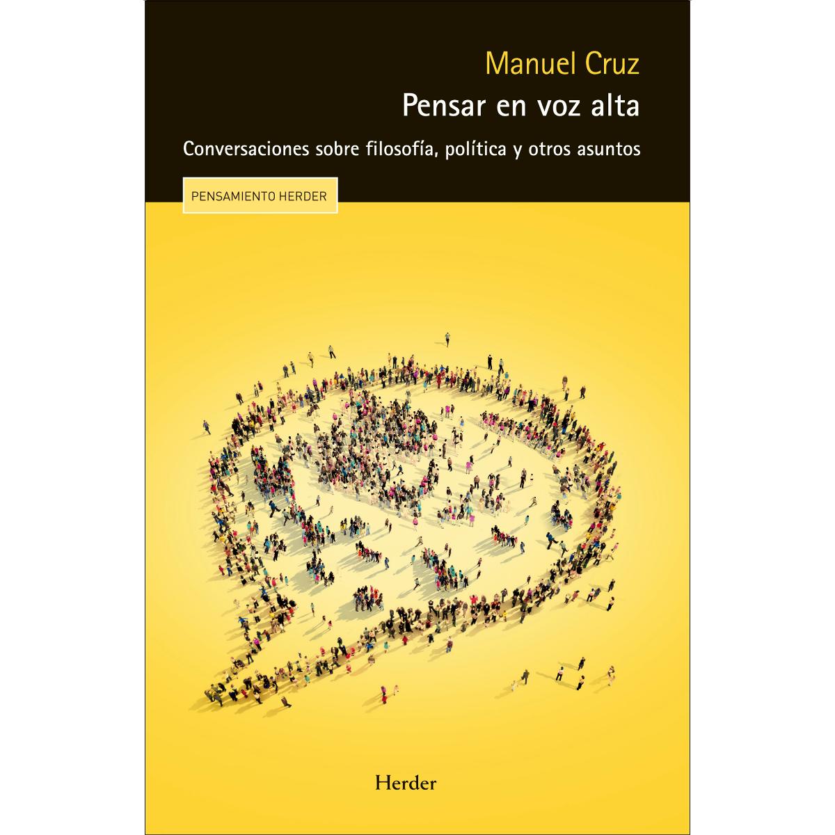 Imagem 0 de Pensar en voz alta: Conversaciones sobre filosofía, política y otros asuntos (Capa mole com abas)